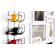 Raft metalic pentru 5 sticle de vin, Bright & Homely, BH045