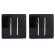 Set 2 bucati Comutator dublu Trendi Switch Piano Negru, 250V, 10A