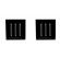 Set 2 bucati Comutator tripla Trendi Switch Piano Negru, 250V, 10A