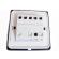 Set 2 bucati Comutator tripla Trendi Switch Piano Negru, 250V, 10A
