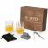 Set 2 pahare de whiskey + 8 pietre de gheata premium Whiskey Stones in cutie din lemn, Vivo