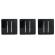 Set 3 bucati Comutator dublu Trendi Switch Piano Negru, 250V, 10A