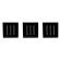 Set 3 bucati Comutator tripla Trendi Switch Piano Negru, 250V, 10A