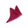Batista de buzunar pentru sacou, cu aspect matasos, 21 x 21 cm, dark pink