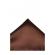 Batista de buzunar pentru sacou, cu aspect matasos, 21 x 21 cm, maro