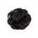 Elastic din par sintetic, negru, Vivo