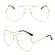 Ochelari de soare aviator,Gold Clear, VIVO
