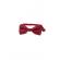 Papion cu aspect matasos, 12 x 7 cm, Dark Red