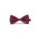 Papion cu aspect matasos, 12 x 7 cm, Dark Red
