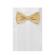 Papion cu aspect matasos, 12 x 7 cm, Gold