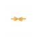 Papion cu aspect matasos, 12 x 7 cm, Gold