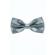 Papion cu aspect matasos, 12 x 7 cm, Grey Blue