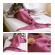 Patura tip coada de sirena, 164 x 30 cm, roz-mov, Vivo