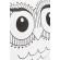 Set de creatie, perna bufnita de colorat si carioci, OWL Doodle Buddy,15-2926, Grafix