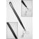 Snur ecuson, legitimatie sau chei, decorat cu pietricele, carabina metalica, 54 cm, negru, Vivo