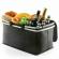 Cos picnic termoizolant, pliabil, negru, 43 X 24 X 23 cm, HS040, Vivo