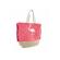 Geanta pentru plaja, cu flamingo, pink, 47 x 40 cm, BB1013