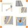 Plasa / Perdea anti-insecte, cu inchidere magnetica, 210 x 100 cm, alb, GAR-1965, Beat It