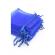 Saculeti organza, 10x15 cm, 25 bucati, Dark Blue , OBAGLARGE