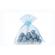 Saculeti organza, 10x15 cm, 25 bucati, Ocean Blue, OBAGLARGE