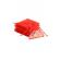 Saculeti organza, 10x15 cm, 25 bucati, Red , OBAGLARGE