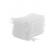 Saculeti organza, 10x15 cm, 25 bucati, White , OBAGLARGE