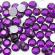 Strasuri acrilice, decoratiune, 2mm, 2 g, Dark Purple, Vivo