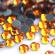 Strasuri acrilice, decoratiune, 2mm, 2 g, Gold, Vivo