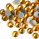Strasuri acrilice, decoratiune, 2mm, 2 g, Gold, Vivo
