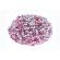 Strasuri acrilice, decoratiune, 2mm, 2 g, Plain Hot Pink, Vivo