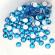Strasuri acrilice ,decoratiune, 3mm, 10 g, Blue, Vivo