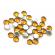 Strasuri acrilice, decoratiune, 3mm, 10 g, Gold, Vivo