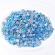 Strasuri acrilice, decoratiune, 3mm, 10 g, Light Blue, Vivo