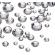 Strasuri acrilice, decoratiune, 4mm, 13 g, Clear, Vivo