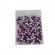 Strasuri acrilice, decoratiune, 4mm, 13 g, Dark Purple, Vivo