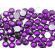 Strasuri acrilice, decoratiune, 4mm, 13 g, Dark Purple, Vivo
