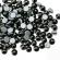 Strasuri acrilice,decoratiune, 3mm, 10 g, Black, Vivo