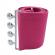Curea dama, elastica, pink cu catarama argintie, ZB0003