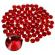 Pietre acrilice decorative, 5mm, 25 g, Deep Red, Vivo