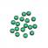 Pietre acrilice decorative, 5mm, 25 g, Green, Vivo