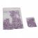 Set pietre acrilice decorative, diamant, doua marimi, 4.5 mm si 2.5 mm, 75 g, Light Purple, Vivo