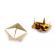 Tinte metalice, model piramida, 9 x 9 mm, 25 g, Gold