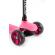 Trotineta cu trei roti pentru copii, Iscoot Flash Led, Pink