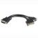 Cablu Y DMS-59 cu 2 terminatii, DVI si VGA, 8 inch