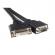 Cablu Y DMS-59 cu 2 terminatii, DVI si VGA, 8 inch