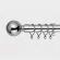 Galerie extensibila din otel, pentru perdea, 70-120 cm, grosime 28 mm, Chrome, Vivo