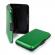 Portcard securizat RFID, aluminiu, verde, T1841