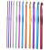 Set 12 ace colorate de crosetat, 2-8 mm, ALUNEEDLE12