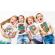 Set doua tricouri de colorat, Super Hero si Om de zapada, 6 carioci lavabile, 3-4 ani, 104 cm, Splat Planet