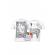 Set doua tricouri de colorat,flamingo si lama, 6 carioci lavabile, 3-4 ani, 104 cm, Splat Planet